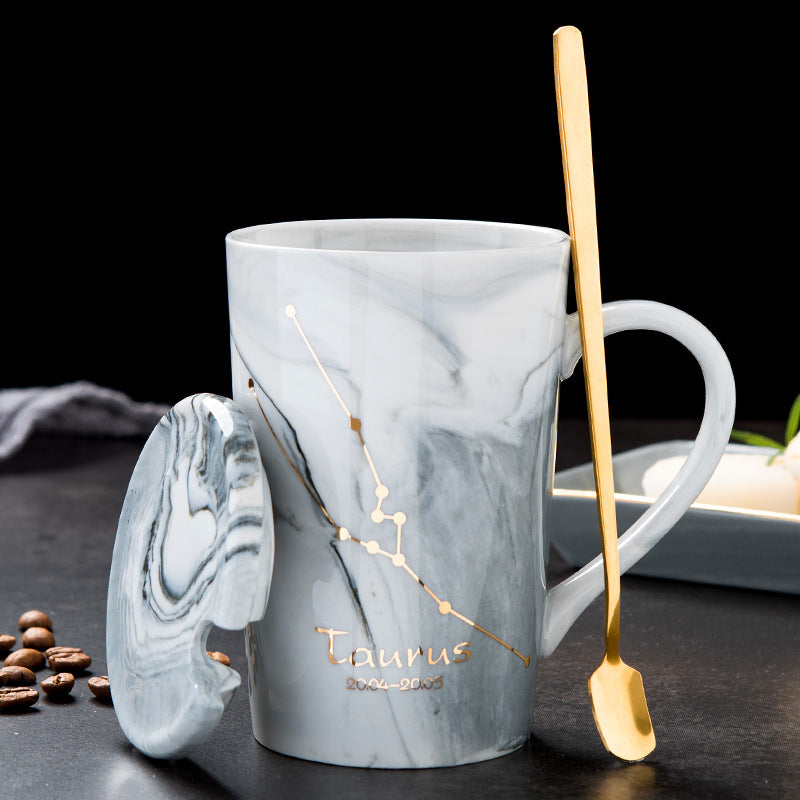 Nordic Creative Ceramic Mug Twelve Constellation Mug